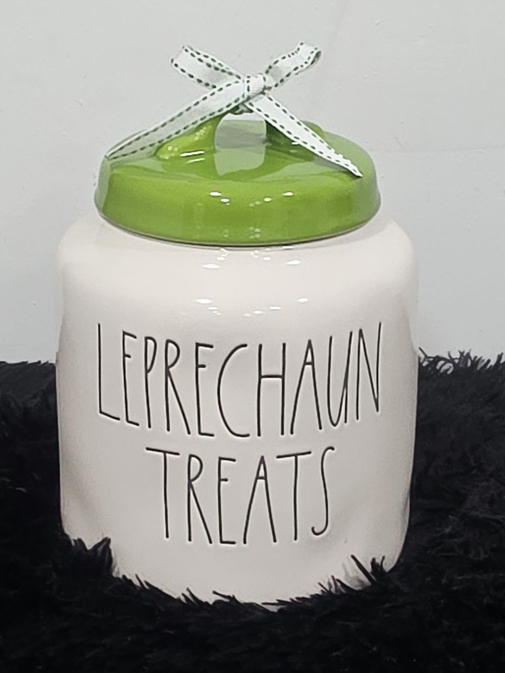Rae Dunn Artisan Collection by Magenta “LEPRECHAUN TREATS” ceramic canister